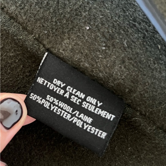 Lamarque forest green oversized wool jacket size small. - Picture 5 of 5